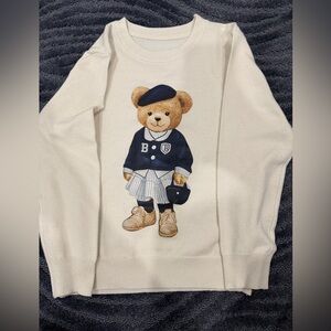Girls bear crewneck